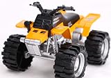 Toyland 11cm Die Cast Yellow Quad Bike Friction Powered Boys Toy view 2