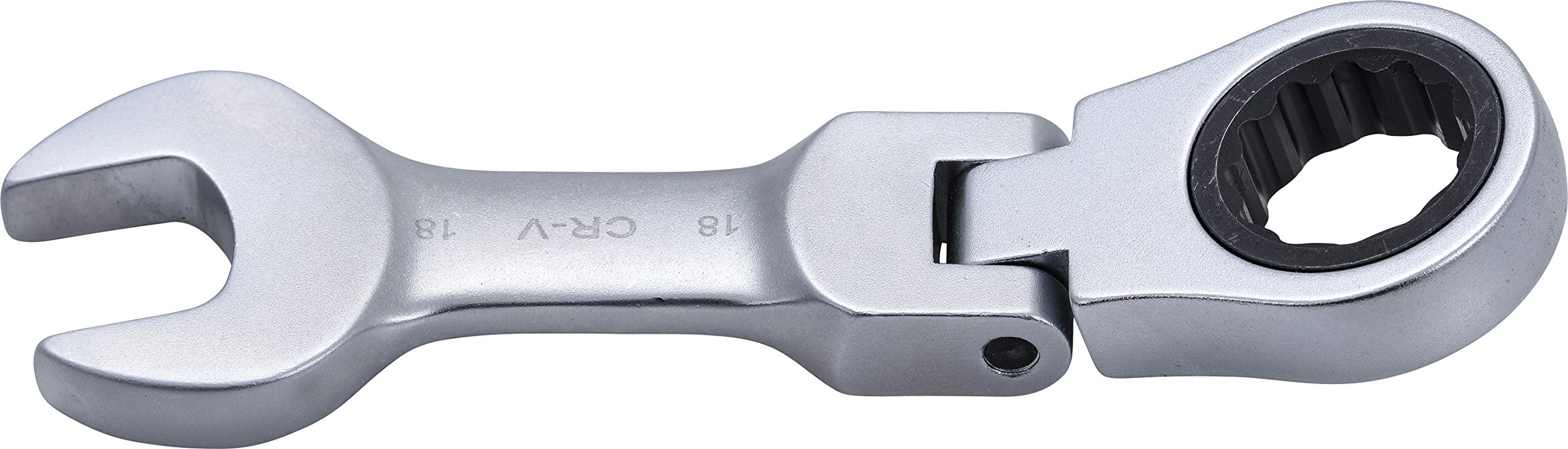BGS 6918 | Ratchet Combination Wrench | short | adjustable | 18 mm