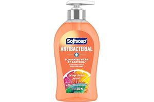 Softsoap Antibacterial Liquid Hand Soap Pump, Crisp Clean - 11.25 fluid ounce