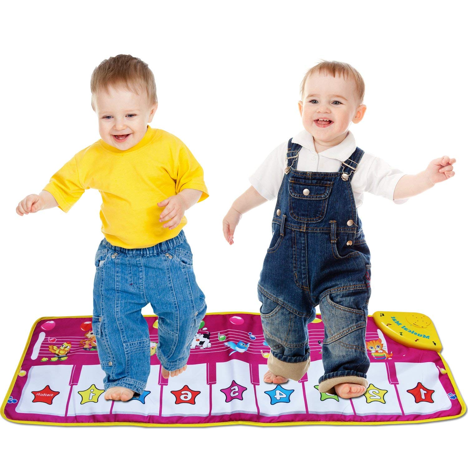 Piano Mat, Musical Dance Mat Keyboard Playmat Electronic Music Playmat Carpet Blanket for Kids Toys for 3-6 Year Old Girls 3 4 5 6 Year Old Girl Gifts Xmas Gifts for Kids