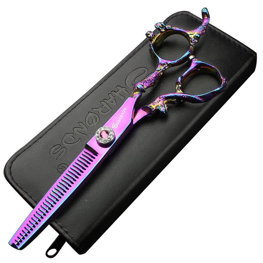 6-inch Professional Hair Clippers, Sharp Stainless Steel Scissors, Salon Scissors(6-inch Thin Scissors)