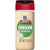 McCormick Onion Powder, Non GMO, Made with Fresh, Whole, Onions, For Bringing Consistent Flavor to Meals & Recipes, 2.62 oz