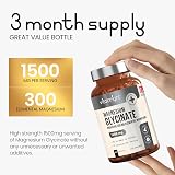VitaBright Magnesium Glycinate 180 Capsules 1500mg High Strength view 2