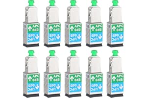 Fyboptwu - 10pcs Fiber Optical Adapter - SC/APC Male to SC/UPC Female SM Singlemode Hybrid Optical Fiber Convertor/Coupler