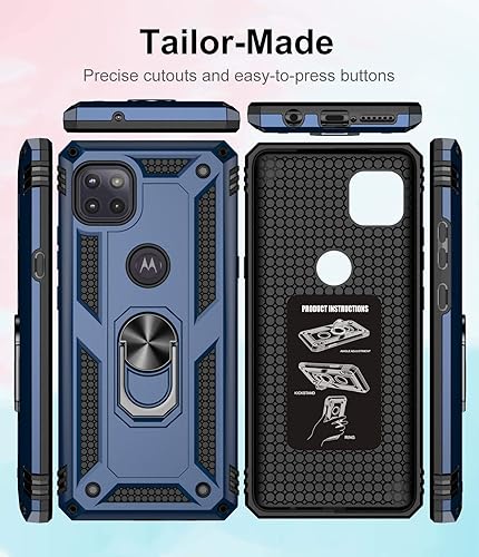 Aliruke for Moto One 5G Ace/Moto G 5G(2020) Case, with Tempered