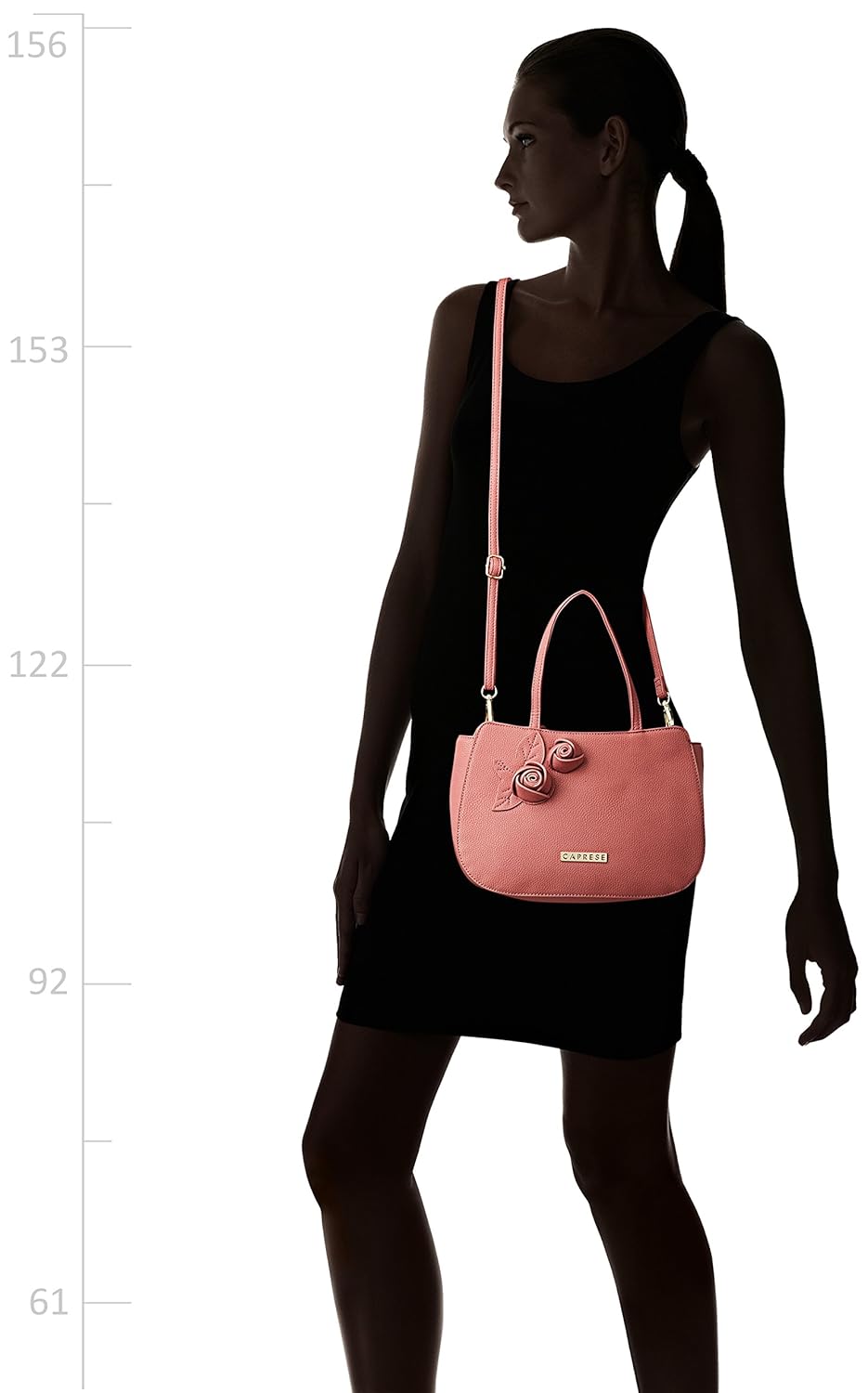 caprese mia women's satchel (blush)