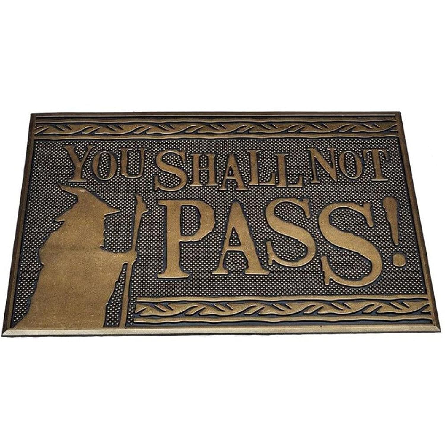 Pyramid International Lord of the Rings (You Shall Not Pass) Rubber Mat, 40cm x 60cm, 1.3kg, One Size