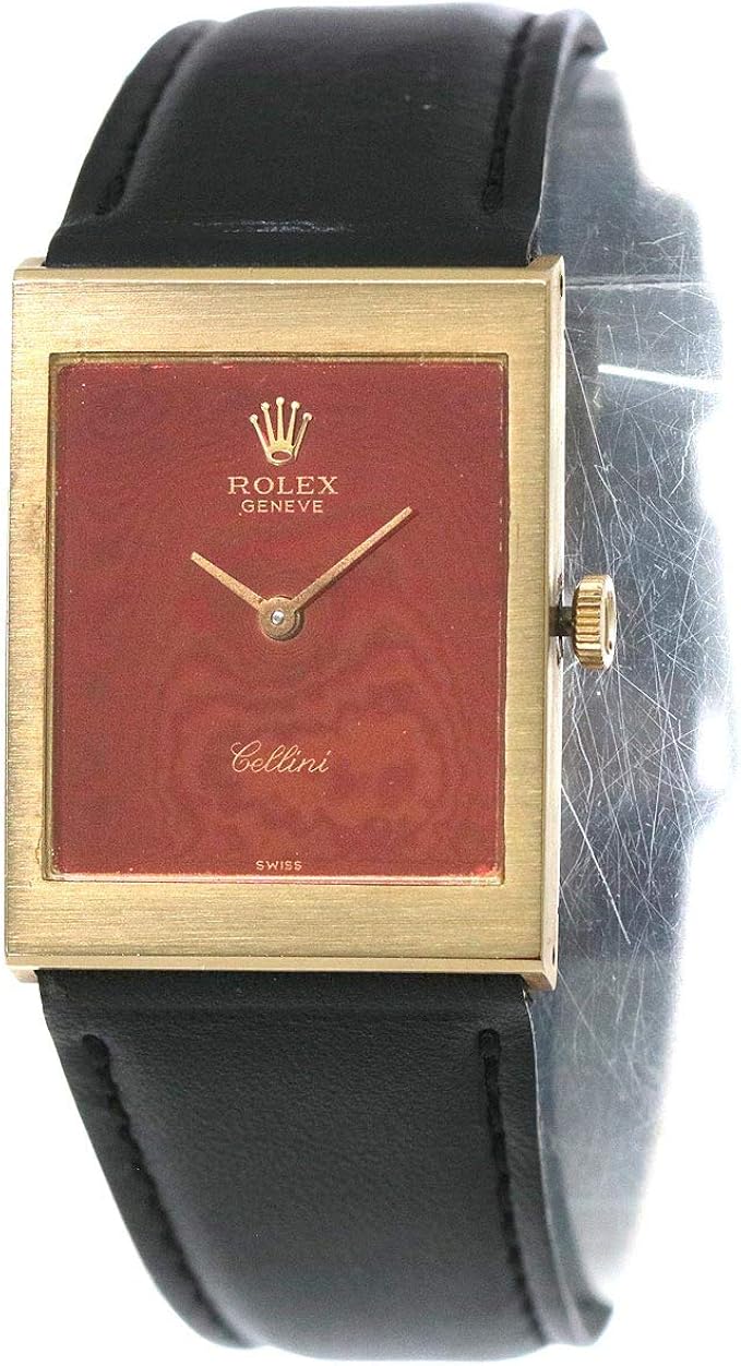Amazon ロレックス Rolex チェリーニ Cal 1600 アンティーク レディース 腕時計 K18yg 750 オレンジ 文字盤 手巻き 中古 レディース腕時計 腕時計 通販