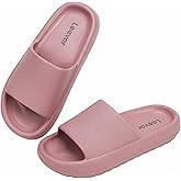 Leevar Cloud Slides for Women and Men - Soft, Comfy, Relax Cloud Slippers, Thick Sole, Non-slip Slides for Men, Easy to Clean, Shower, Swimming, Beach, Indoor and Outdoor Slides for Men