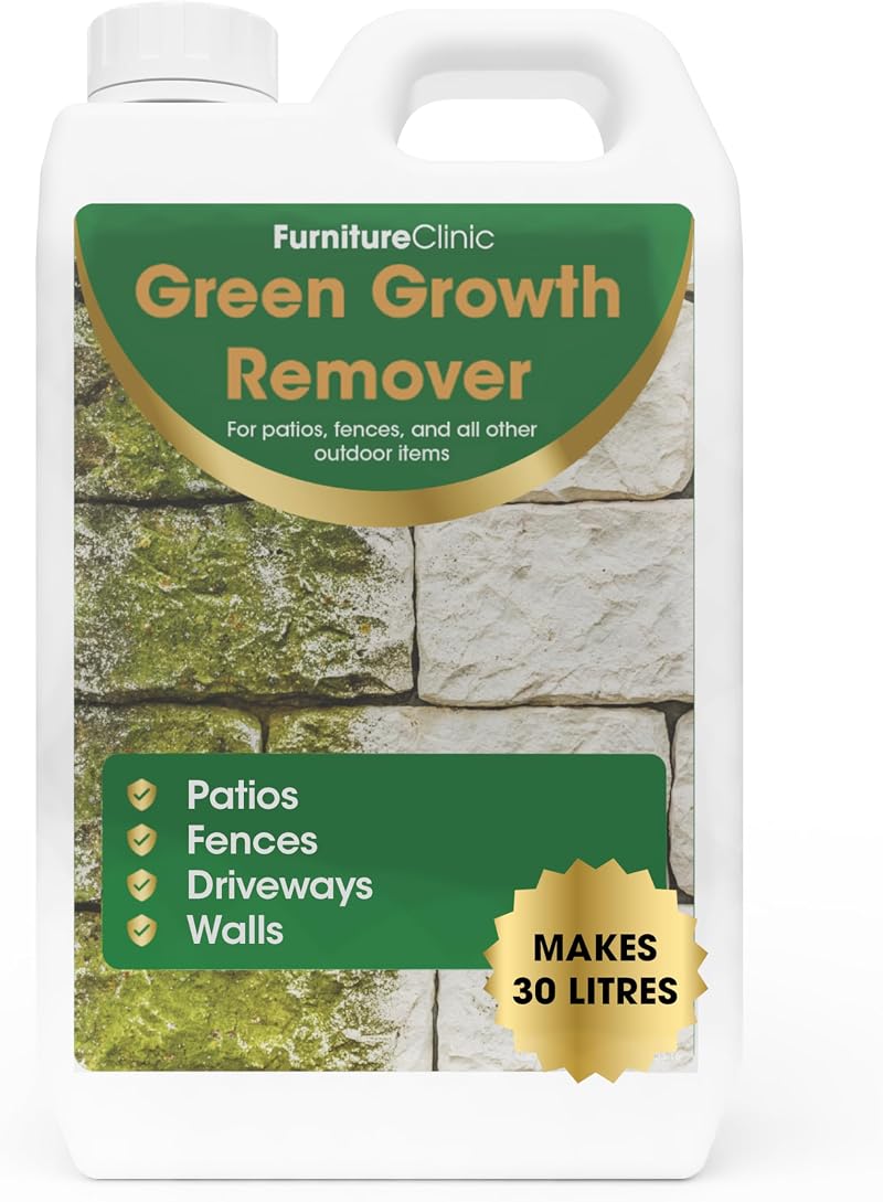 Furniture Clinic Green Growth Remover Patio Cleaner 5L makes 30L