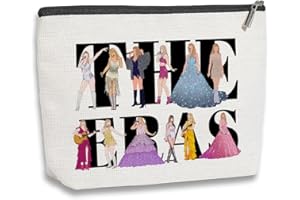kdxpbpz Singer Makeup Bag, Music Lovers Gifts for Women, Friendship Gifts for Women Friends Sister, TS Fans Makeup Bag, Birthday Christmas Gifts for Her