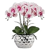 Briful Orchids Artificial Flowers 18" Pink