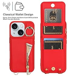 Jcxtrombulous Crossbody Wallet Case for iPhone 14