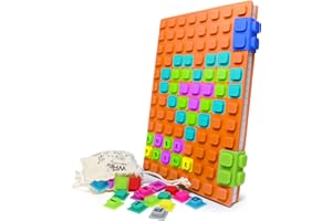 Journal Intime Pour Fille By WAFF, Customize Your Notebooks For School With 100 Lego Like Cubes, Refillable Diary With Soft L