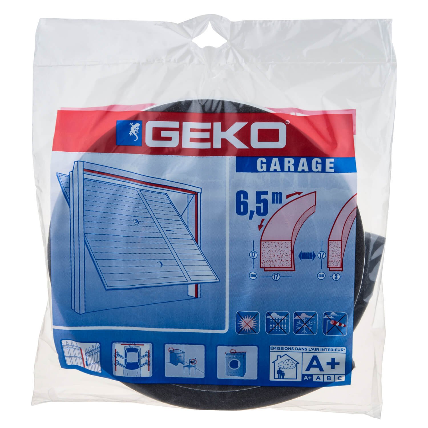 Hepoluz 69460 – Draught Excluder Foam Grey 17 x 17 x 6.5 m