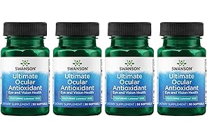 SWANSON ULTRA Swanson Ultimate Ocular Antioxidant - Featuring Lutemax 2020 30 Sgels 4 Pack