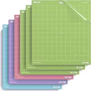 Tapis De Découpe StrongGrip 12x12 Pouces Jerilla - Lot De 5 - Pour Cricut Maker, Explore, Air 2