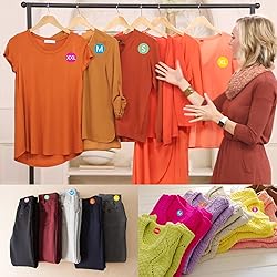 Misofuki 3500 Pcs 7 Rolls 7 Sizes 7/8 Inch Clothing