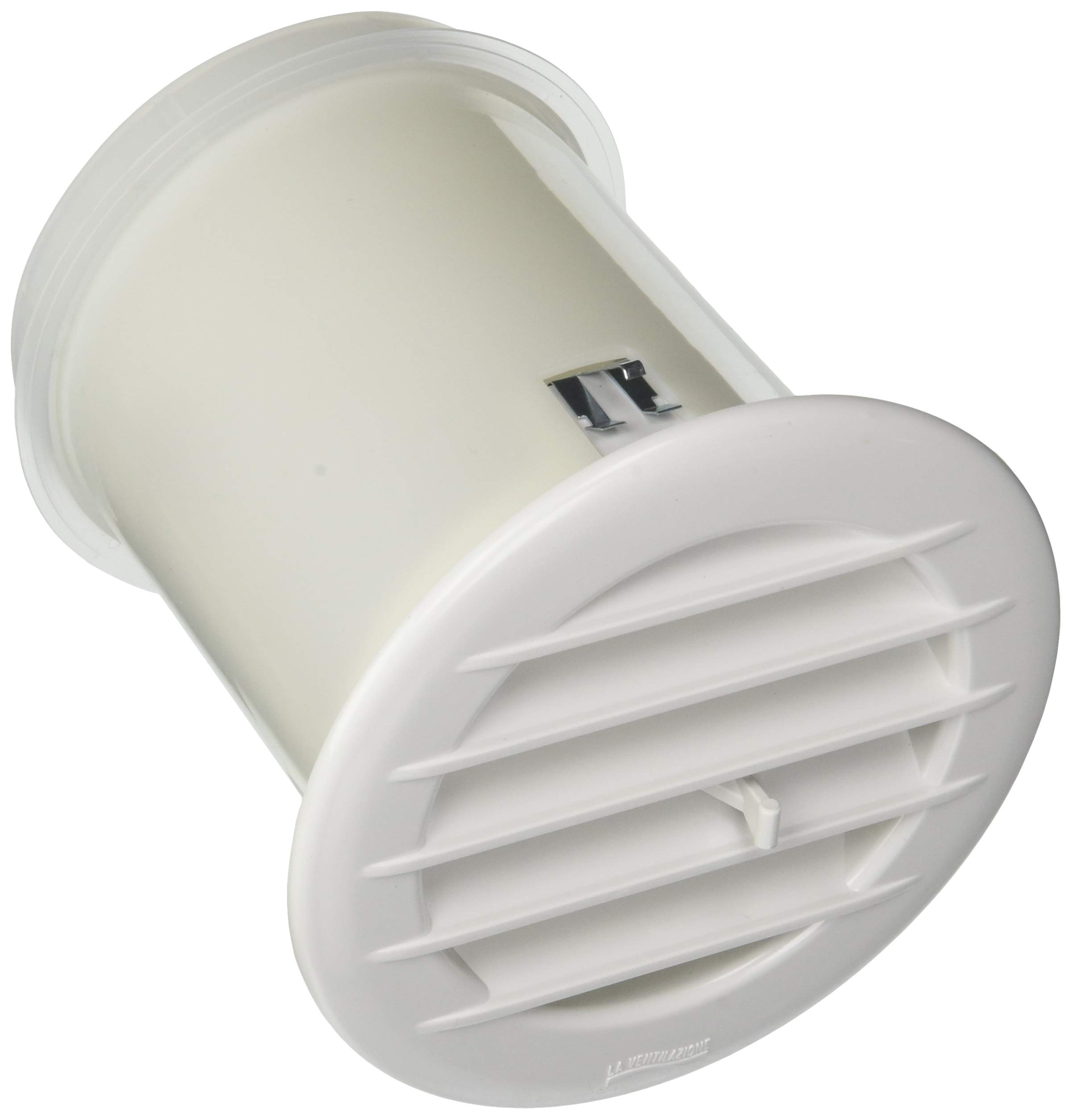 La Ventilazione ACT10CB Aircontrol Grille with Thermostatic Valve for ClimaMite Diameter 128 mm White