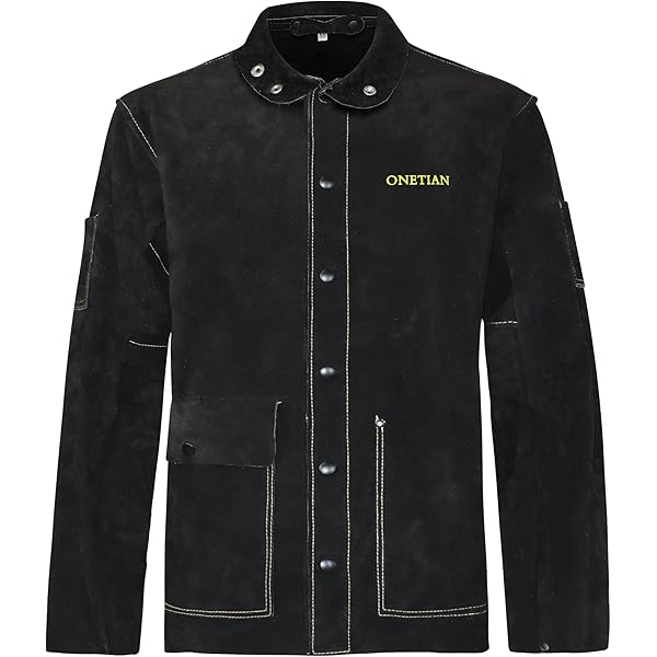 Amazon.com: ANTAITHER Leather Welding Jacket with Open Back, Bib