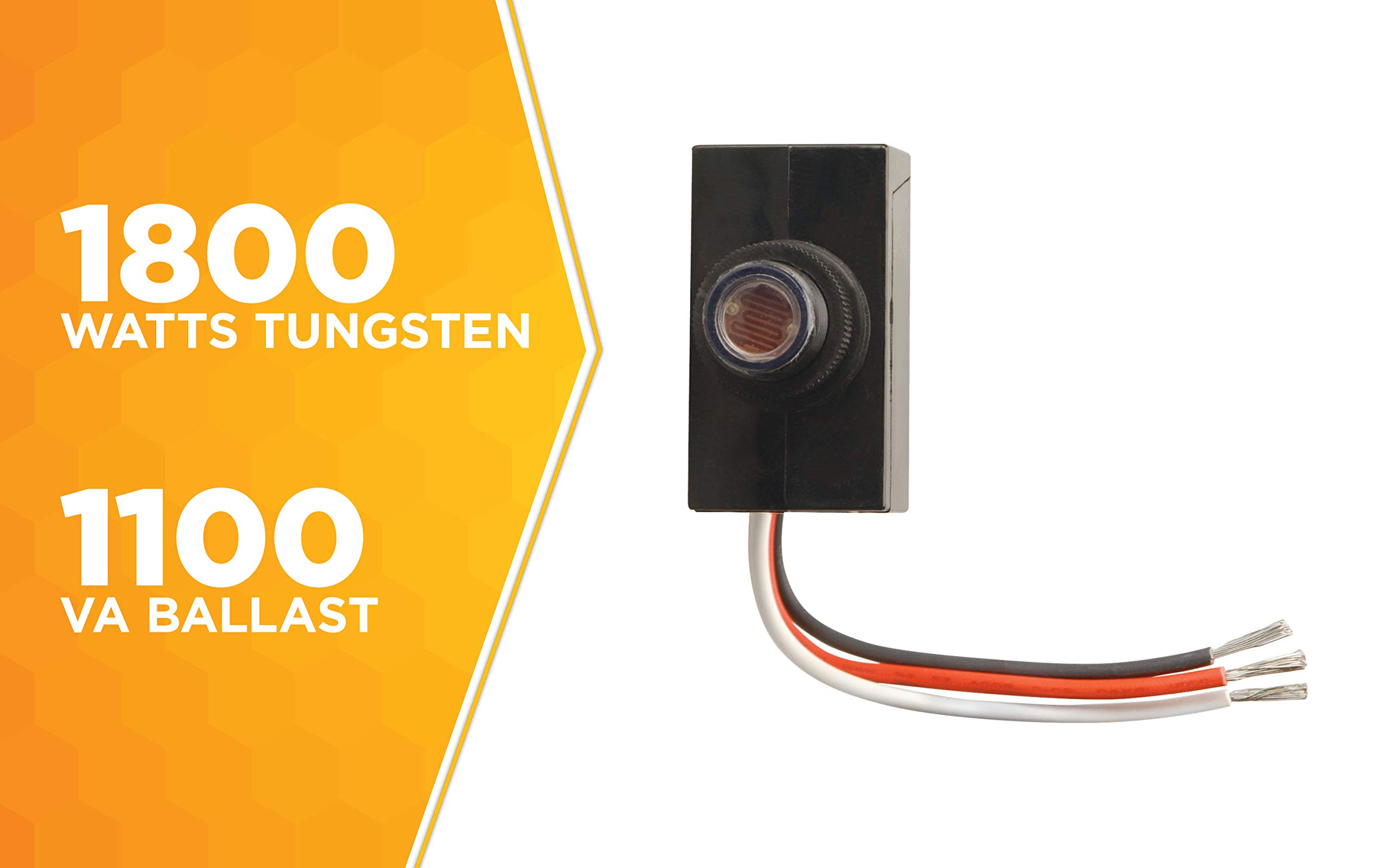 Woods 59408WD Outdoor HardWired Post Eye Light Control with Photocell