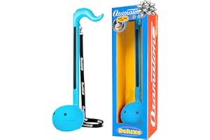Otamatone Deluxe Electronic Musical Instrument for Adults Portable Synthesizer Digital Electric Music from Japan by Maywa Denki Cool Stuff Gifts, Blue [English Manual]