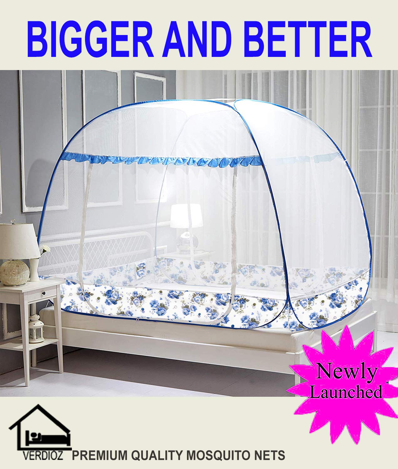 Buy VERDIOZ Mosquito net (Double Bed King Size) Foldable