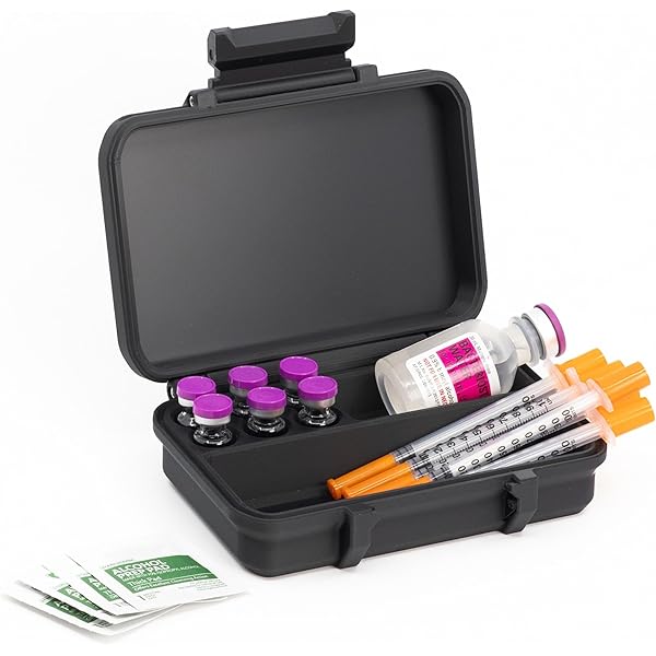 Amazon.com: 3ml Vial and Syringe Case | for Peptide Vials | Fridge