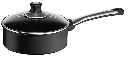 Tefal Talent Pro E44032 Schmorpfanne, 24 cm, induktionsgeeignet, antihaftversiegelt, schwarz