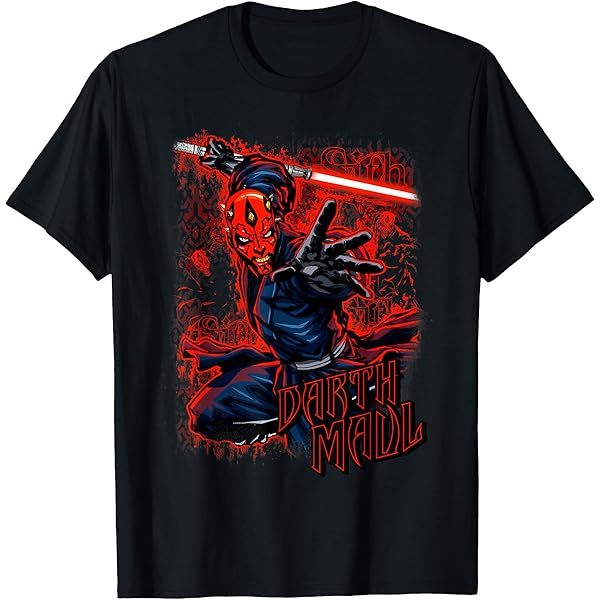 Amazon.com: Star Wars Darth Maul Sith Lord T-Shirt T-Shirt