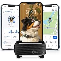 Tractive Smart Dog GPS Tracker | Live Pet Tracker with Virtual Fence | Vital Signs Monitoring of Heart & Respiratory Rate | B