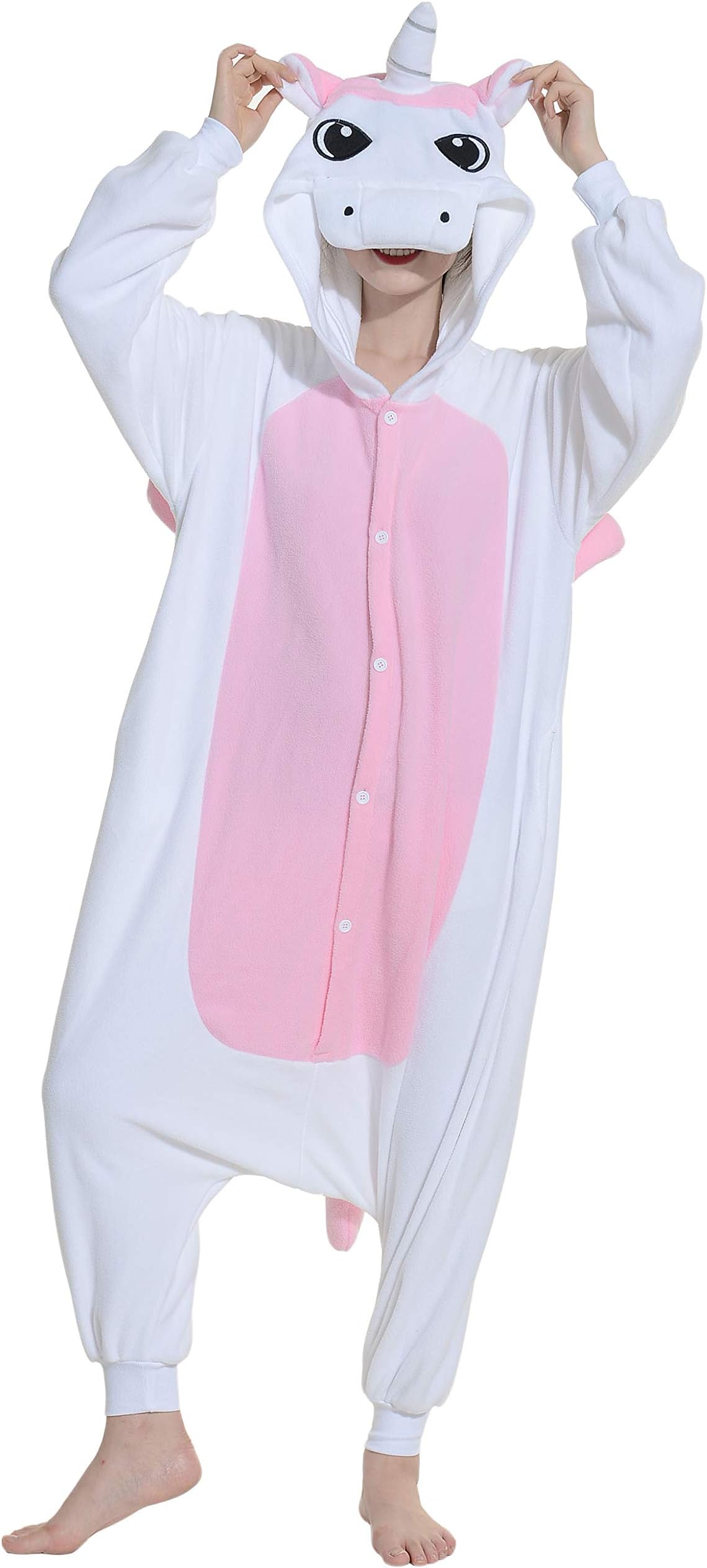 NAOKER Animal Cosplay Pyjamas Sleepwear Nightclothes Loungewear Unicorn