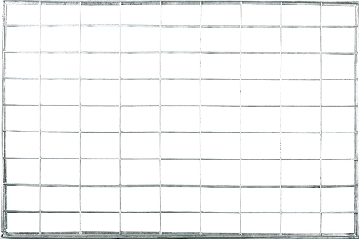 ID 4060 _ L Matte Galvanized Steel Fence Metal Door Mat 60 x 40 x 2