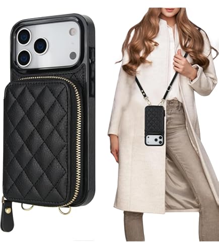 Amazon.com: Bocasal Crossbody Wallet Case for iPhone 16 Pro Max