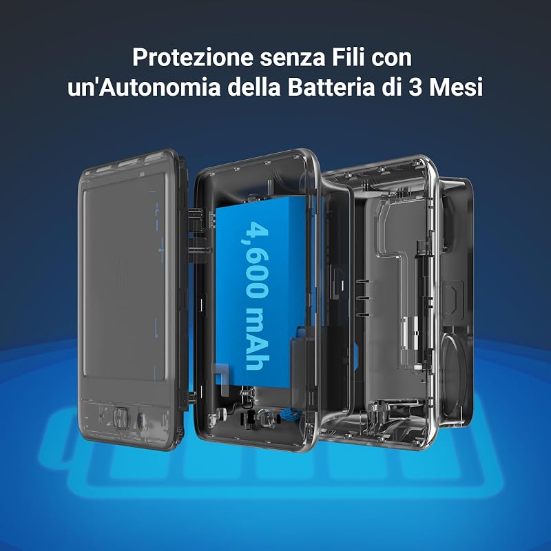 CP4 Spioncino Digitale WiFi 1080P con Schermo Touch 4,3"