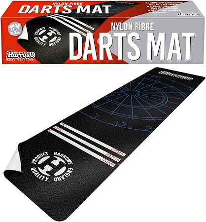 Harrows Nylon Faser Darts Mat Dartmatte Dart Teppich Amazon