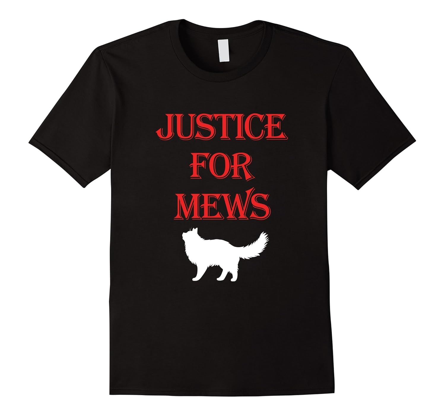 Justice for Mews the Cat funny Stranger Parody Shirt-Rose