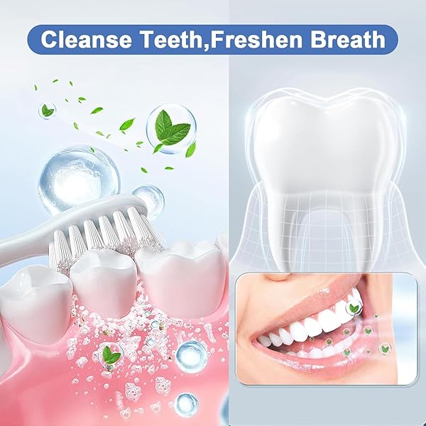 2PCS TOOTHPASTE,TOOTHPASTE FOR ENAMEL PROTECTIONAND TOOTH STRENGTHENING，FLUORIDE-FREE FORMULA, GENTLE MINT, FRESH BREATH