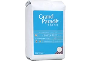 GRAND PARADÉ COFFEE Grand Parade Coffee, 5 Lbs Costa Rica Rainforest Alliance Unroasted Green Coffee Beans, Award Winner Single Origin, Specialty Arabica - Fair Trade