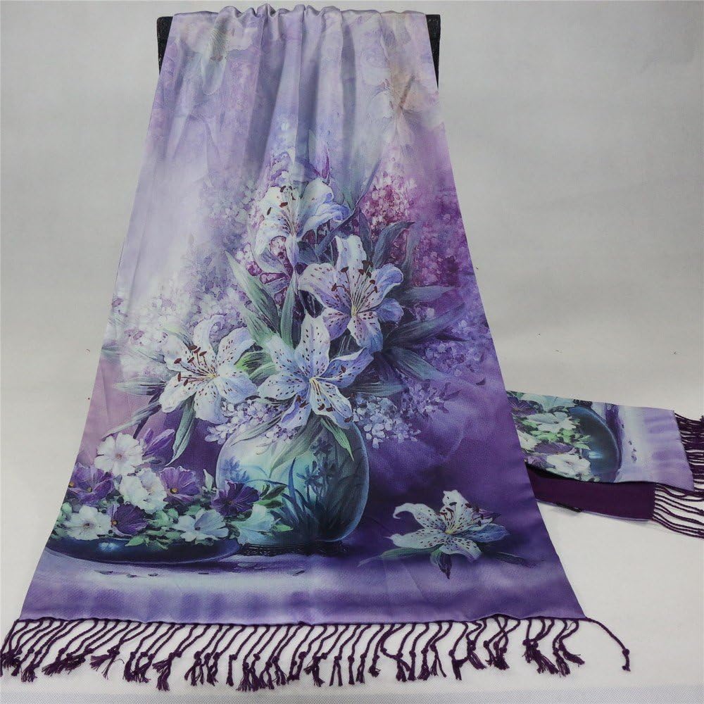 Velor Long Scarf Gift Silk Scarf Long Thick Section Shawl