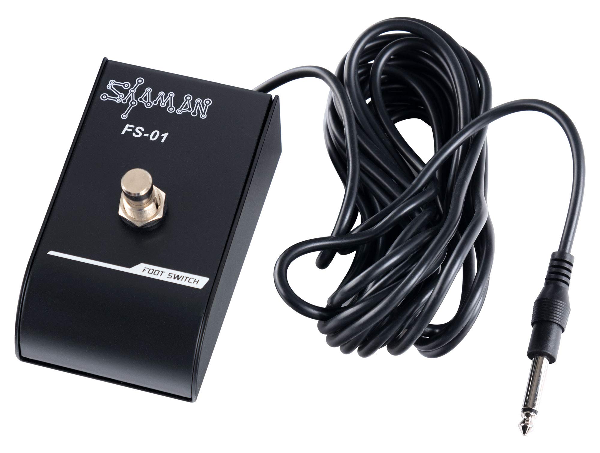 Shaman Footswitch FS-01 Lead, 5m Black Cable, Guitar Amp Insert