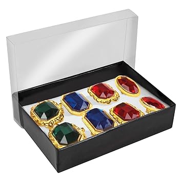 Boland 00636 - Set 8 Edelsteinringe