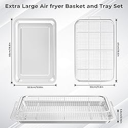 Air Fryer Basket for Oven,Extra Large 18.8" x