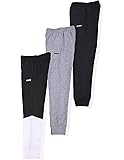 Hind Boys 3-Pack Fleece Jogger Sweatpants for Athletic & Casual Wear