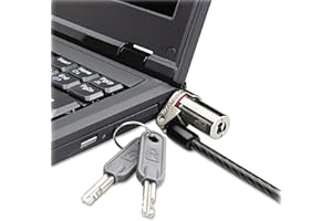 Kensington 64590 Microsaver DS Ultra-Thin Laptop Lock, Silver, Two Keys