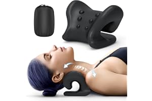 OCTIFIE Odorless Neck Stretcher for Neck Pain Relief, Ergonomic Neck Cloud Cervical Traction Device Chiropractic Pillow for Spine Alignment, Neck and Shoulder Relaxer for TMJ Headache Muscle Tension