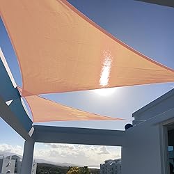 SUNNY GUARD Custom Size 7'x10'x11.2' Peach Fuzz Sun