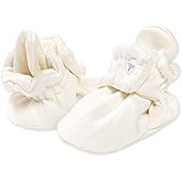 Burt's Bees Baby Unisex Booties Organic Cotton Newborn Essentials Shoes for Infants