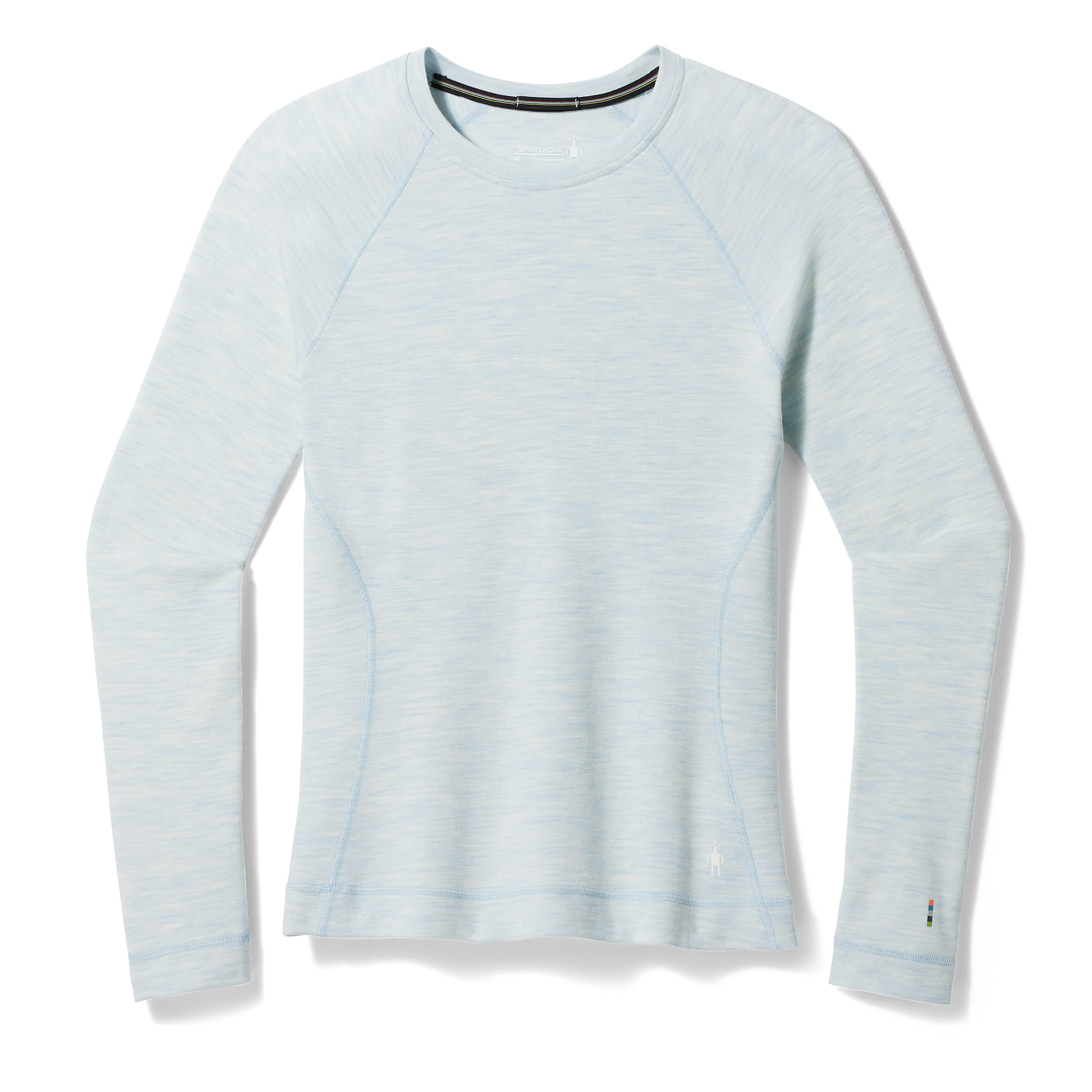 Smartwool Women's Classic Thermal Merino Base Layer Crew Winter Sky Heather X-Large Image