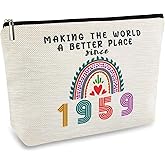 67th Birthday Gifts for Women Mom Her Makeup Bag, Funny Birthday Gift Ideas for 67 Year Old Grandma, Wife, Sister, Aunt, 1959 Retirement Decorations for Mothers Day, Christmas, Cosmetic Travel Bags